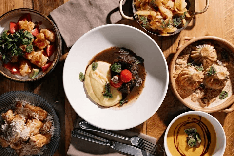 Меню: напої та закуски